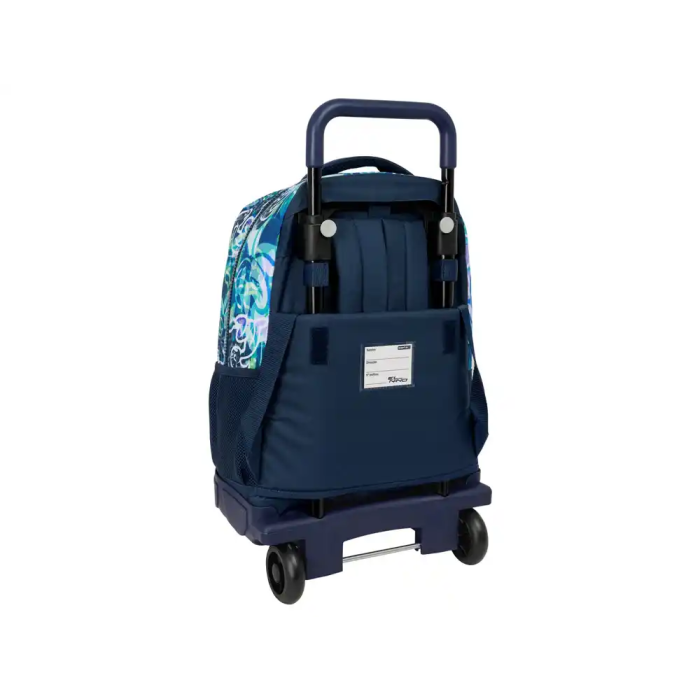 Mochila Escolar con Ruedas El Niño Kook Azul marino 33 x 45 x 22 cm 1