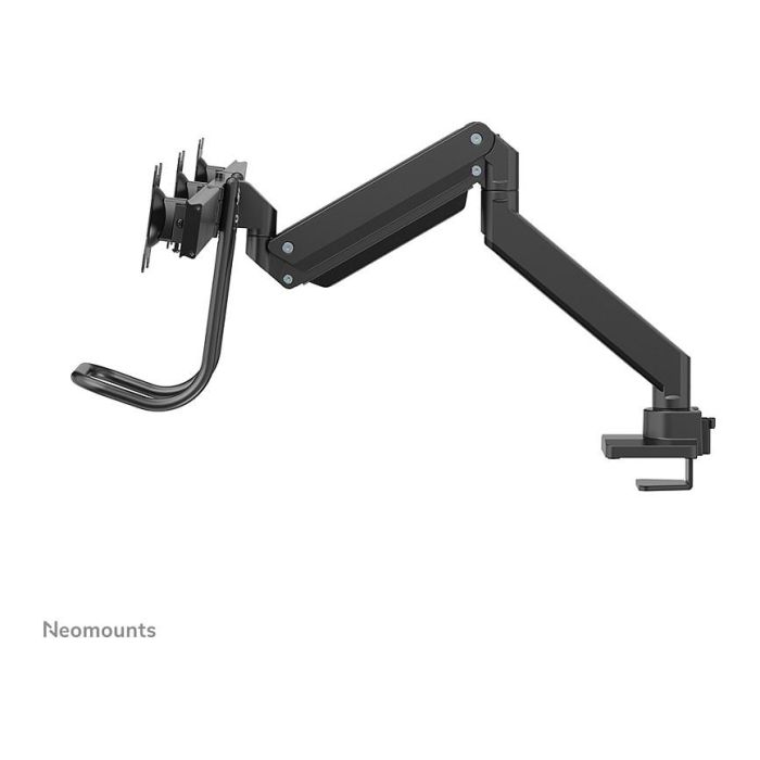 Neomounts NM-D775DX3BLACK Brazo para 3 Monitores de 17" a 27" con Resorte de Gas, Montaje de Escritorio, Negro 15