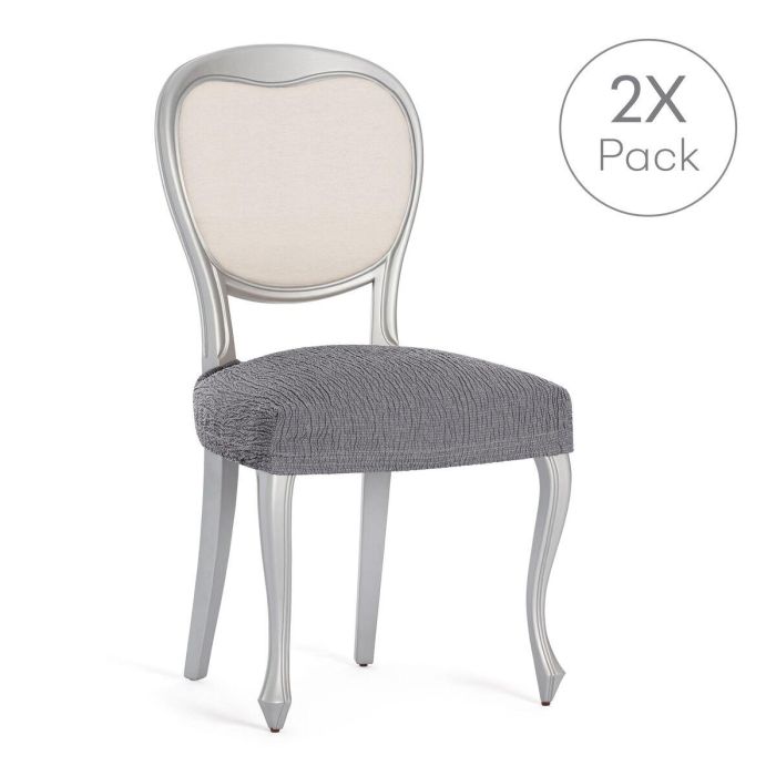 Funda para Silla Eysa TROYA Gris 50 x 5 x 50 cm 2 Unidades 1 Funda para Silla Eysa TROYA Gris 50 x 5 x 50 cm 2 Unidades 1