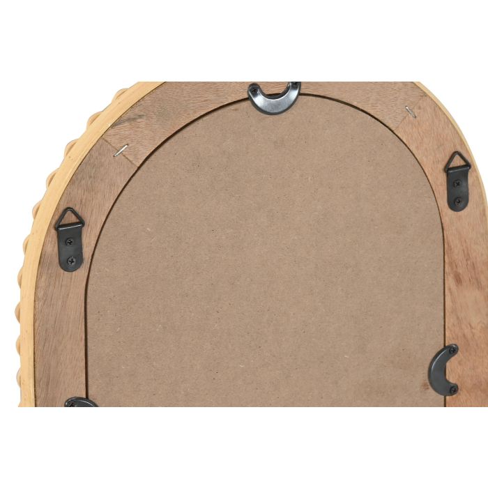Espejo Scandi DKD Home Decor Natural 3 x 45.5 x 30 cm (2 Unidades) 3