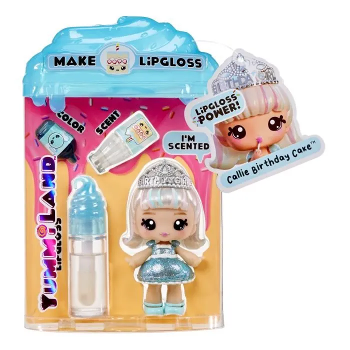 MGA Muñeca Brillo de Labios Yummiland con Accesorios para Crear Gloss 19,6x12,7x6,35 cm 3