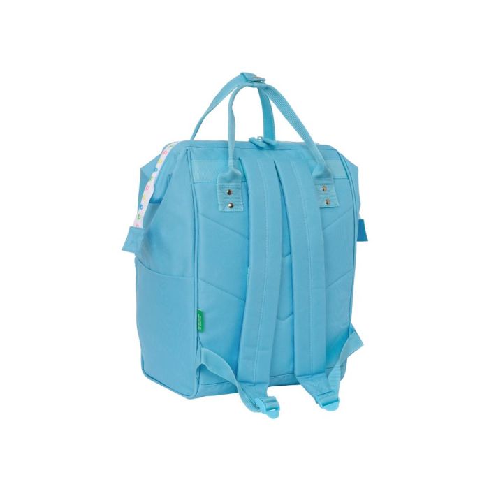 Mochila para Portátil Benetton Spring Azul cielo 27 x 40 x 19 cm 1