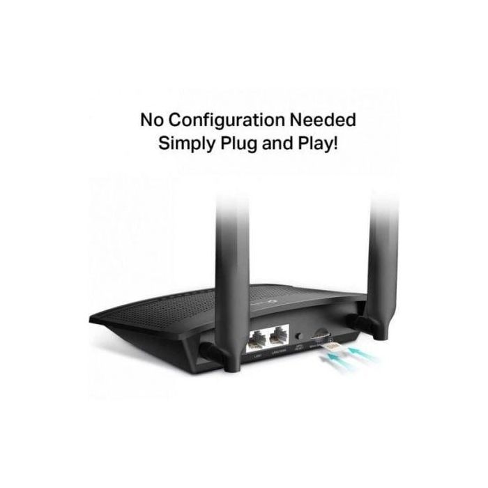 TP-Link TL-MR100 | Router Inalámbrico 4G LTE, 300Mbps WiFi N, 2.4GHz, 2 Antenas Desmontables, Hasta 32 Dispositivos, Fácil Instalación 2 TP-Link TL-MR100 | Router Inalámbrico 4G LTE, 300Mbps WiFi N, 2.4GHz, 2 Antenas Desmontables, Hasta 32 Dispositivos, Fácil Instalación 2