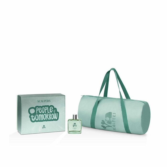 Scalpers Kids Boy Estuche Eau de Toilette 100ml + Bolsa - Fragancia Almizclada Afrutada Amaderada para Niños (2 pz)