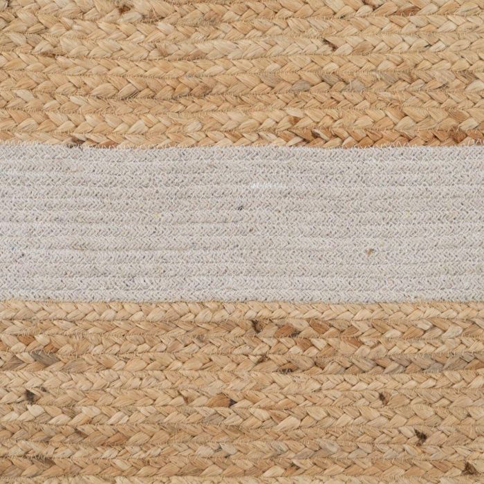 Alfombra Natural Blanco Yute 230 x 160 cm 2