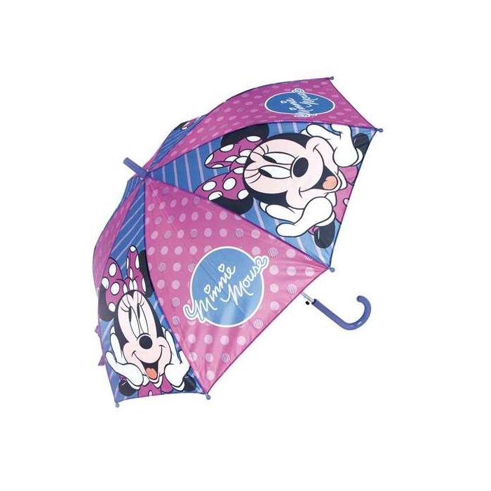 Paraguas Automático Minnie Mouse Lucky Azul Rosa (Ø 84 cm) 5