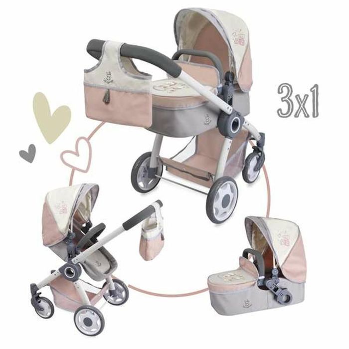 Coche de muñeca 3x1 plegable - para muñecas de hasta 48 cm. 8 Coche de muñeca 3x1 plegable - para muñecas de hasta 48 cm. 8