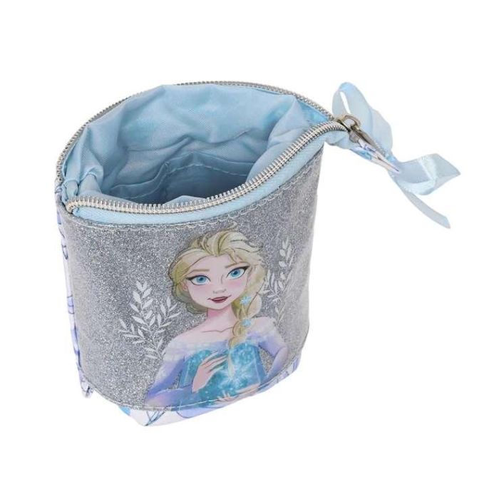 Estuche Escolar Frozen Memories Azul Blanco 8 x 19 x 6 cm 10