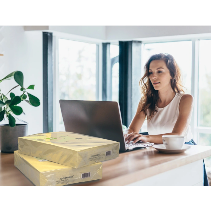 Q-connect Papel Color DIN A3 80gr Champagne Paquete de 500 Hojas 6