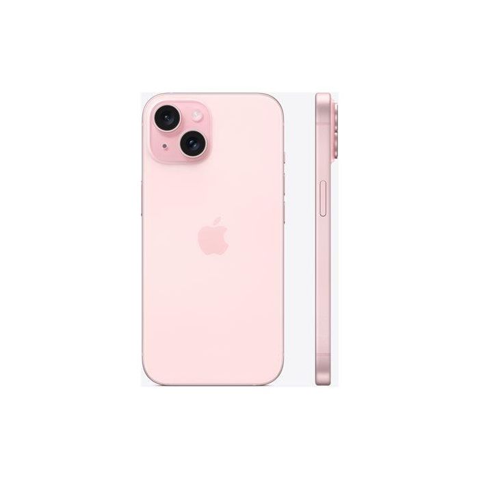 Apple iPhone 15 512GB Rosa con Chip A16 Bionic, Pantalla Super Retina XDR y Cámara 48MP 1