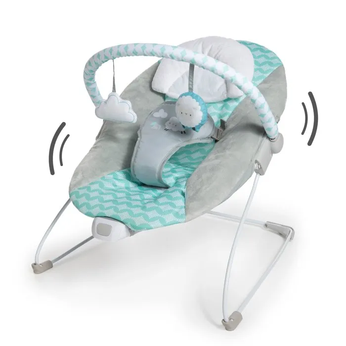 Ingenuity Ity Deckchair Bouncity Bounce, Vibraciones Calmantes, Arco de Juego con 2 Juguetes, Extraíble y Lavable a Máquina - Goji 0 Ingenuity Ity Deckchair Bouncity Bounce, Vibraciones Calmantes, Arco de Juego con 2 Juguetes, Extraíble y Lavable a Máquina - Goji 0