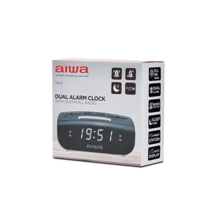 Despertador Aiwa CR-15/ Radio FM 4 Despertador Aiwa CR-15/ Radio FM 4