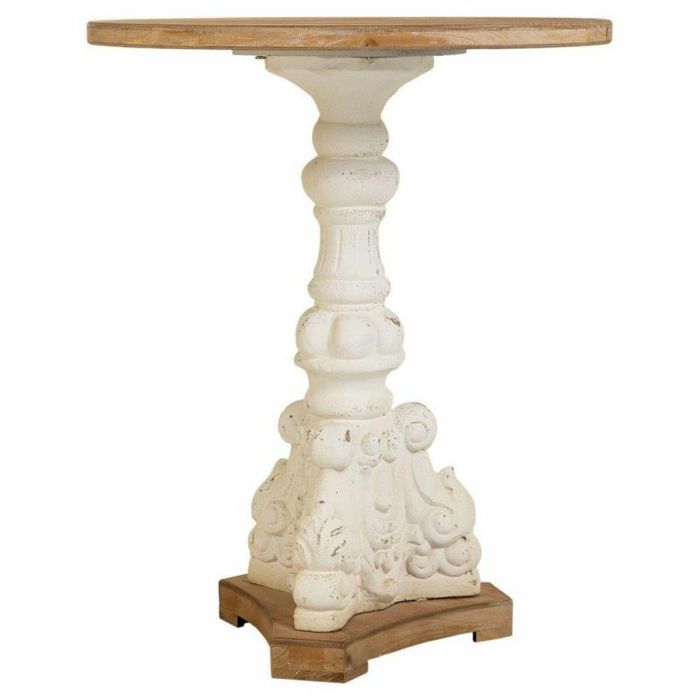 Mesa de Centro Alexandra House Living Blanco Madera de abeto Madera MDF 66 x 81 x 66 cm 5 Mesa de Centro Alexandra House Living Blanco Madera de abeto Madera MDF 66 x 81 x 66 cm 5