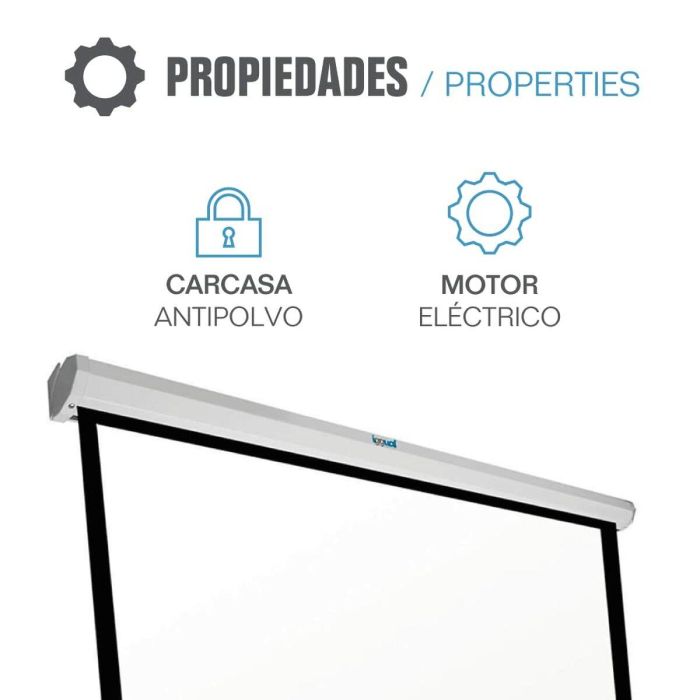 Pantalla Eléctrica Panorámica iggual PSIPS184 4 Pantalla Eléctrica Panorámica iggual PSIPS184 4