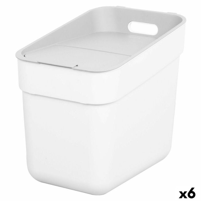 Cubo de basura Curver Blanco Plástico 20 L (6 Unidades) Cubo de basura Curver Blanco Plástico 20 L (6 Unidades)
