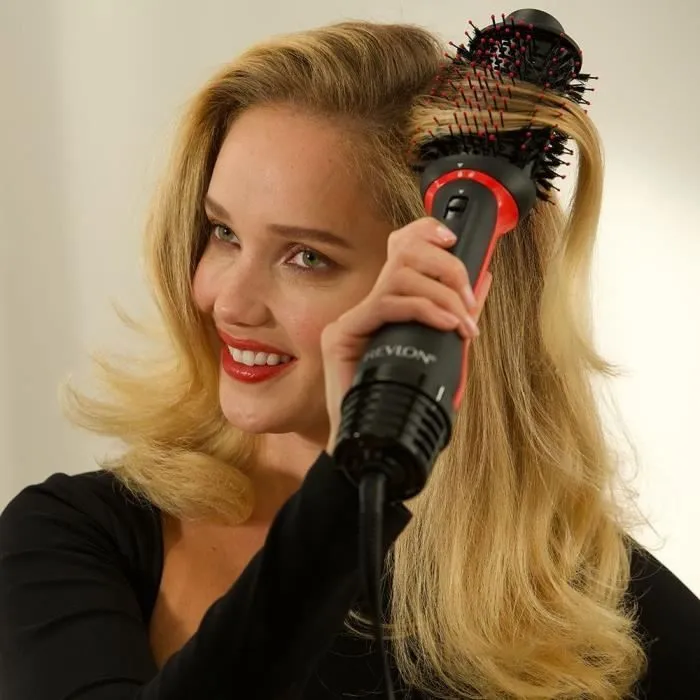 Revlon RVDR5298E Cepillo Secador Moldeador One-Step Volumiser Plus, Cabezal Ovalado Desmontable y Tecnología Tourmaline Ionic, 1 Unidad 4