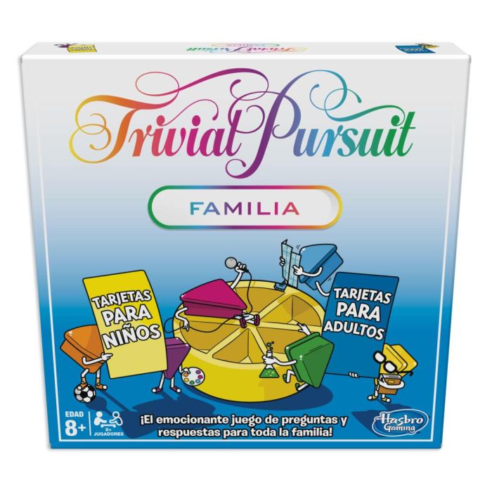 Hasbro Gaming Trivial Pursuit Edicion Familia E1921 Juego de Mesa Familiar +8 Años Español 0 Hasbro Gaming Trivial Pursuit Edicion Familia E1921 Juego de Mesa Familiar +8 Años Español 0