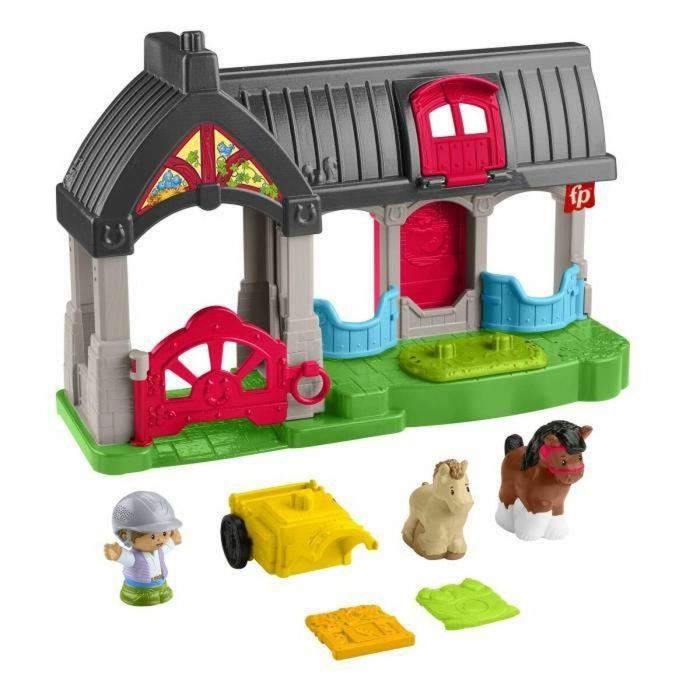 FISHER-PRICE Little People-La cuadra de los Merry Horses con 6 elementos - Fisher-Price - HWR84 5