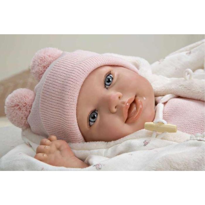 Muñeca reborn arias 45 cm elba c/manta 17 Muñeca reborn arias 45 cm elba c/manta 17
