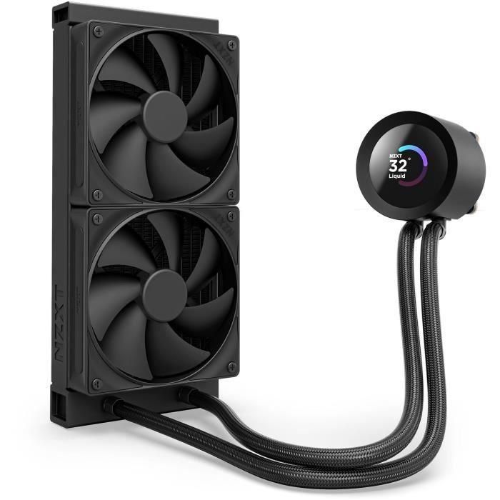 NZXT Kraken 240 V2 RL-KN240-B2 - Refrigeración Líquida AIO 240mm con Pantalla 1.54" - Compatible Intel/AMD 2