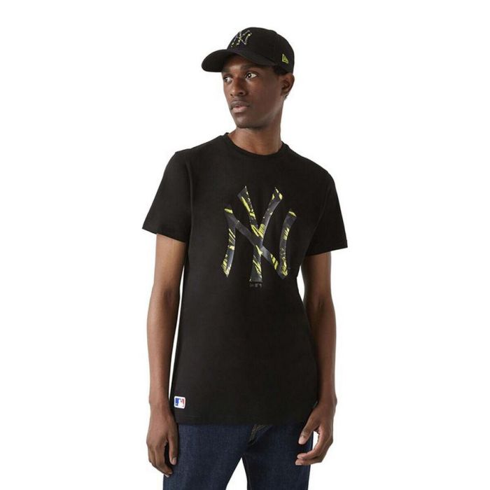 Camiseta de Manga Corta Hombre New Era NY Yankees MLB Talla XL Negro Camiseta de Manga Corta Hombre New Era NY Yankees MLB Talla XL Negro