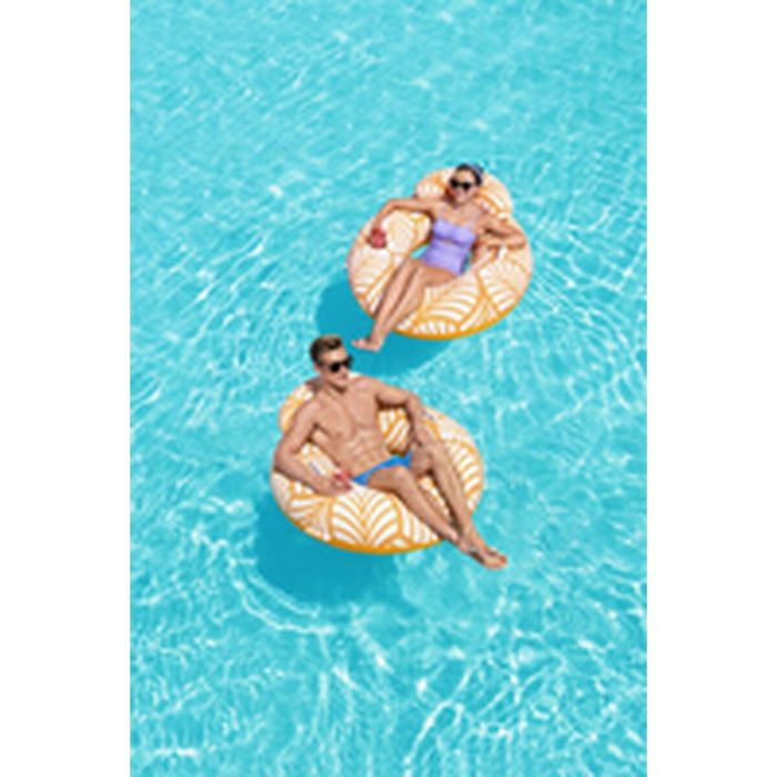 Bestway Sillon Hinchable Confort Deluxe con Respaldo y Asas 118x117 cm Playa y Piscina 43643 14