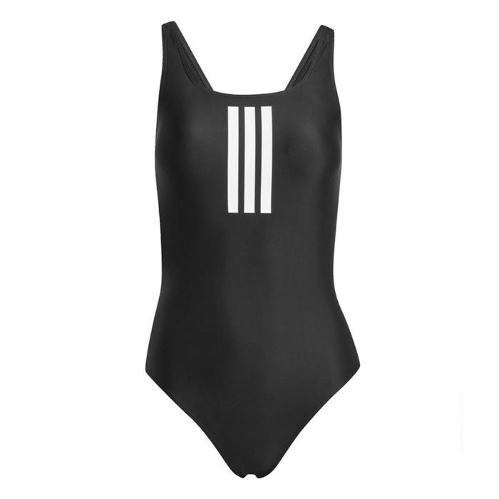 Bañador Mujer Adidas 3 Bandas Mid Suit Negro 0 Bañador Mujer Adidas 3 Bandas Mid Suit Negro 0