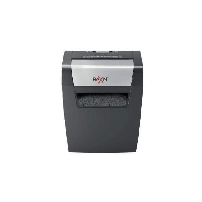 Rexel Destructora Manual Momentun X406 Corte Confeti 4x30 mm - Hasta 6 Hojas A La Vez - Negro Rexel Destructora Manual Momentun X406 Corte Confeti 4x30 mm - Hasta 6 Hojas A La Vez - Negro