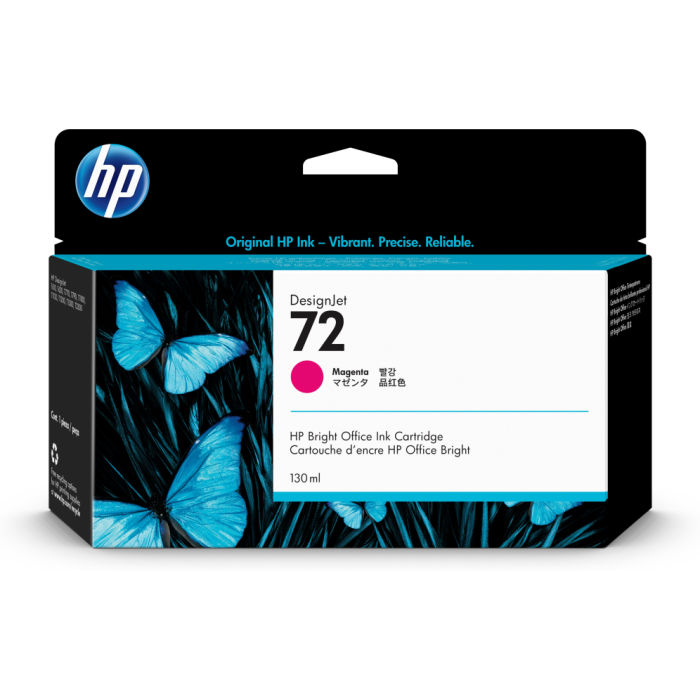 Hp Tinta Magenta Designjet T610-1100 - Nº72 Hp Tinta Magenta Designjet T610-1100 - Nº72