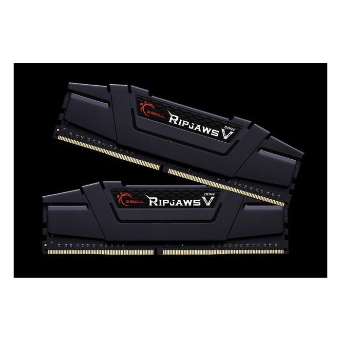 G.Skill F4-3200C16D-32GVK Ripjaws V 32GB (2x16GB) DDR4 3200MHz DIMM para PC Negro