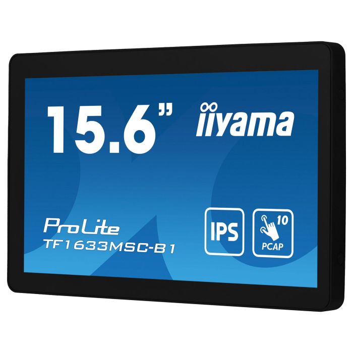 IIYAMA TF1633MSC-B1 39.5cm (15.6") Full HD IPS Pantalla Táctil 10 Puntos 1920x1080 450cd/m² 5ms 16:9 HDMI+DP Negro 11