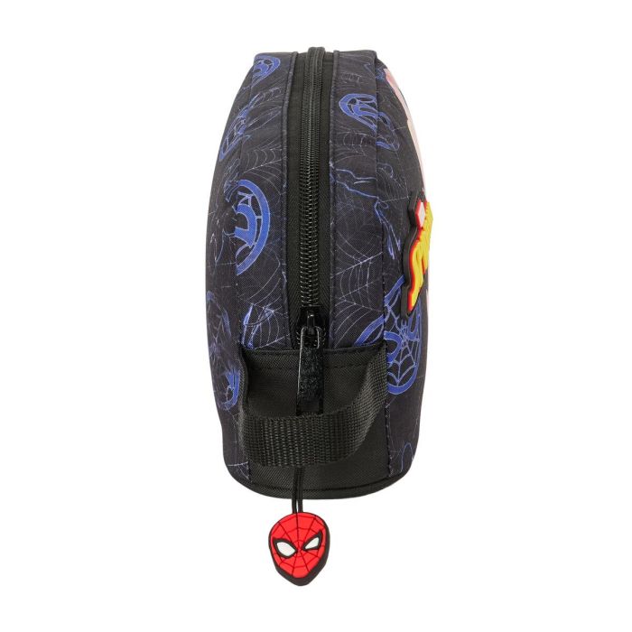 Portameriendas Térmico Spider-Man Attack Negro 21,5 x 12 x 6,5 cm 1