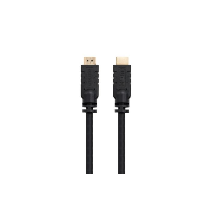 Nanocable 10.15.1830 Cable HDMI Macho a Macho Alta Velocidad 30m Negro, Repetidor, 4K, 3D, Dolby True-HD, DTS-HD Nanocable 10.15.1830 Cable HDMI Macho a Macho Alta Velocidad 30m Negro, Repetidor, 4K, 3D, Dolby True-HD, DTS-HD