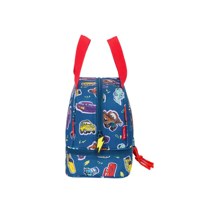 Portameriendas Cars Racing Azul marino 20 x 20 x 15 cm 2 Portameriendas Cars Racing Azul marino 20 x 20 x 15 cm 2