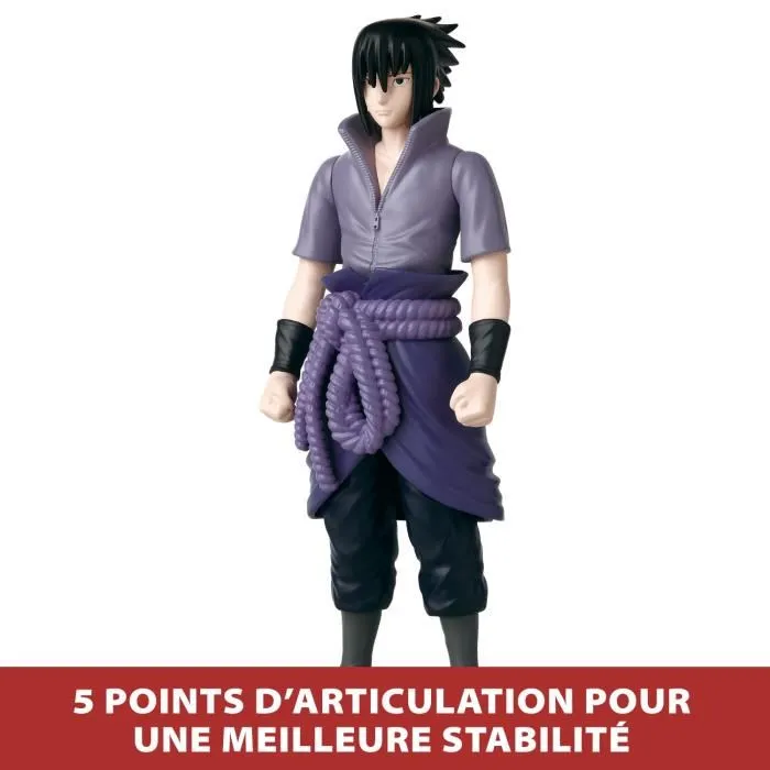 Bandai BAN3296580381524 Figura Articulada Mega Figura Anime Heroes 30 cm Sasuke Uchiha Naruto Shippuden 3