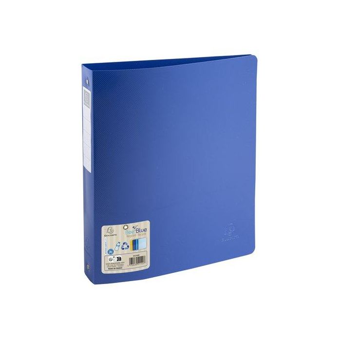 Carpeta De Anillas Exacompta Bee Blue Pp A4+ 4 An. 30Mm Azul Marino 12 unidades