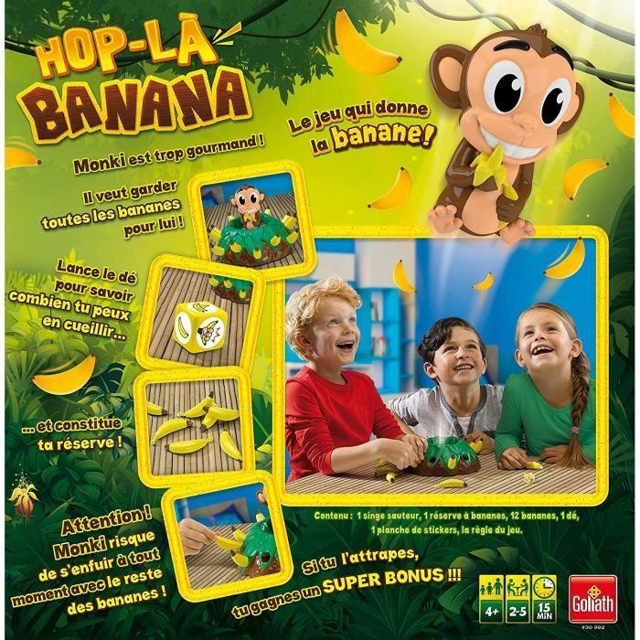 Goliath Hop La Banana Juego de Mesa Familiar con Mono Saltador y Plátanos, para 2 a 5 Jugadores, +4 Años 3 Goliath Hop La Banana Juego de Mesa Familiar con Mono Saltador y Plátanos, para 2 a 5 Jugadores, +4 Años 3