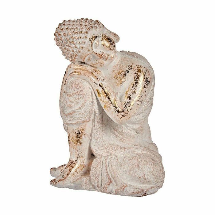 Figura Decorativa para Jardín Buda Poliresina 23 x 33 x 26 cm (2 Unidades) 1