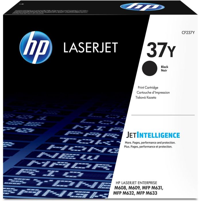 Hp Toner Negro Laserjet Con Jetintelligence M608N-Dn-X - Nº 37Y XXL Capacidad Superior