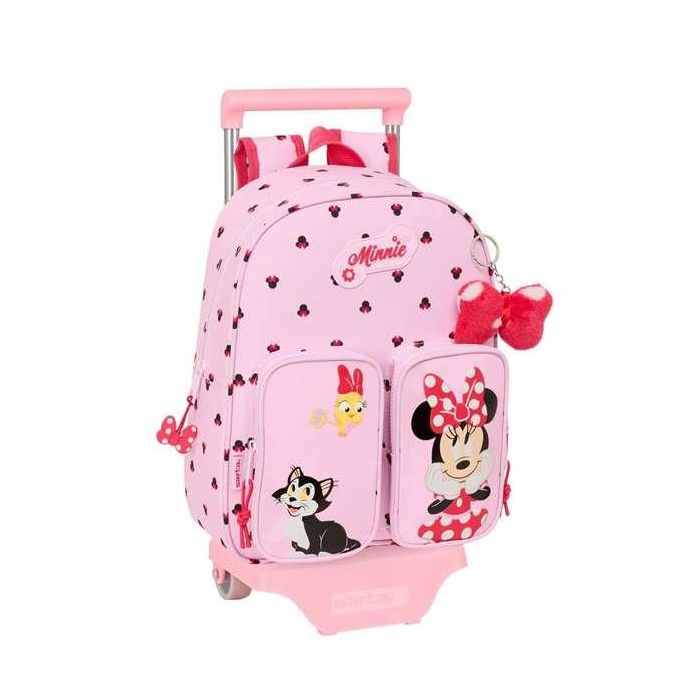 Mochila Safta Con Carro 705 Minnie Mouse Nalve 340x280x100 mm Mochila Safta Con Carro 705 Minnie Mouse Nalve 340x280x100 mm