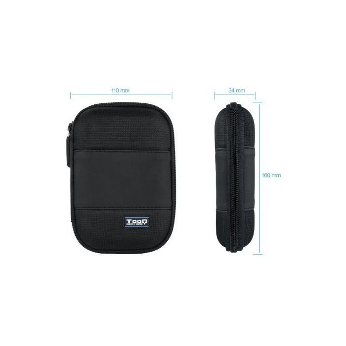 Tooq Funda para Disco Externo 2.5" TQBC-E2501 Negro 1