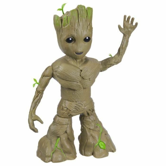 Figura interactiva de Groot crece y baila de 13,5", juguete de superhéroe, Marvel Studios I Am Groot Groove 'N Grow Groot