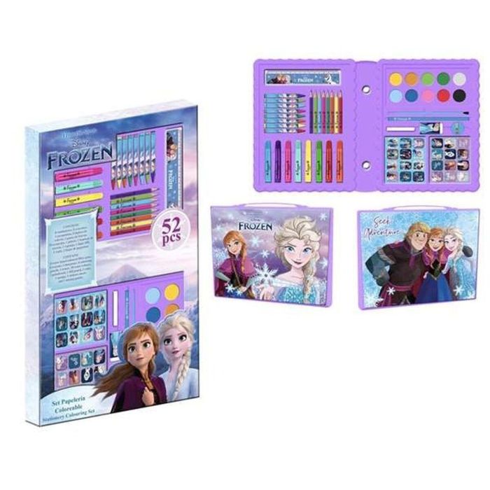 Set papelería coloreable caja frozen 26.7 x 45.3 x 3.0 cm 1 Set papelería coloreable caja frozen 26.7 x 45.3 x 3.0 cm 1