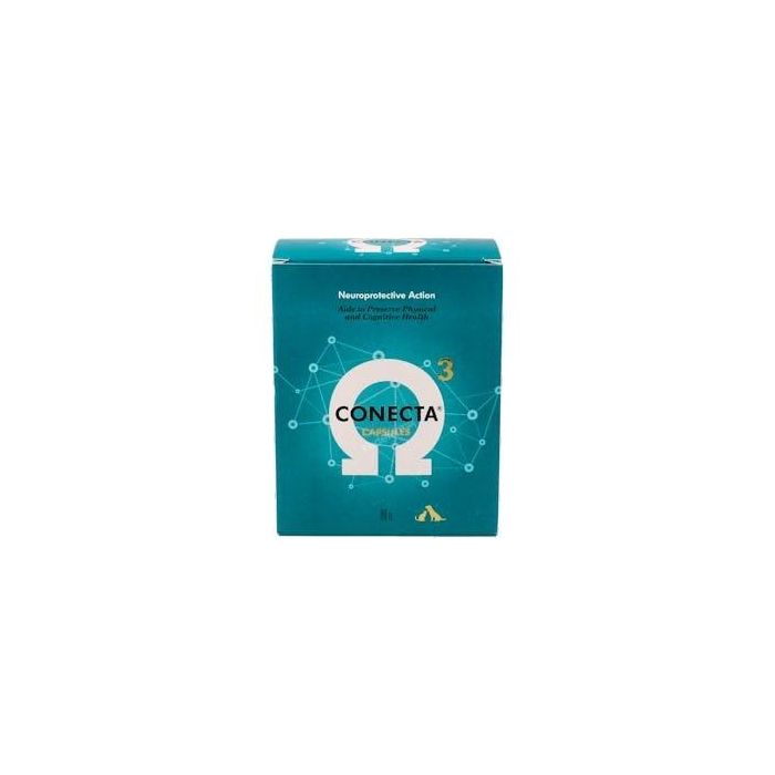 Vetnova Conecta 80 Cápsulas - Omega-3 y Vitaminas para Perros y Gatos - Salud Neuronal y Locomotora