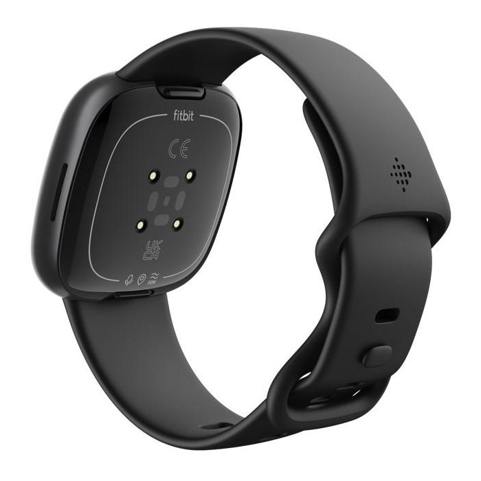 Fitbit Versa 4 Smartwatch Grafito con GPS, Pantalla Táctil, Monitor de Frecuencia Cardíaca y SpO2, Resistente al Agua 50m 3