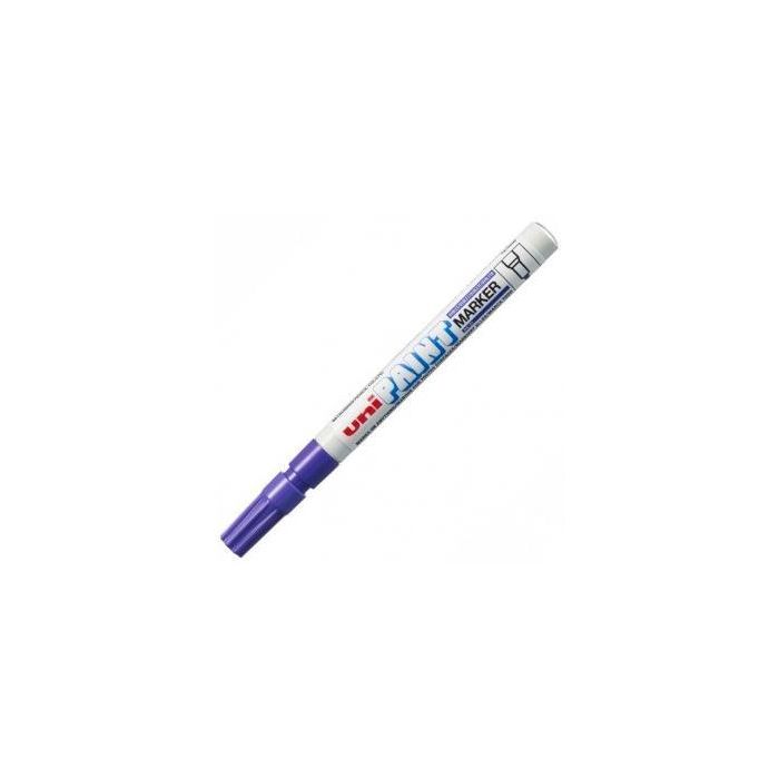 Uni-Ball Marcador Permanente Paint PX-21 Violeta, Punta Acrílica 0.8-1.2mm, Resistente al Agua y Luz, Caja 12 Unidades Uni-Ball Marcador Permanente Paint PX-21 Violeta, Punta Acrílica 0.8-1.2mm, Resistente al Agua y Luz, Caja 12 Unidades