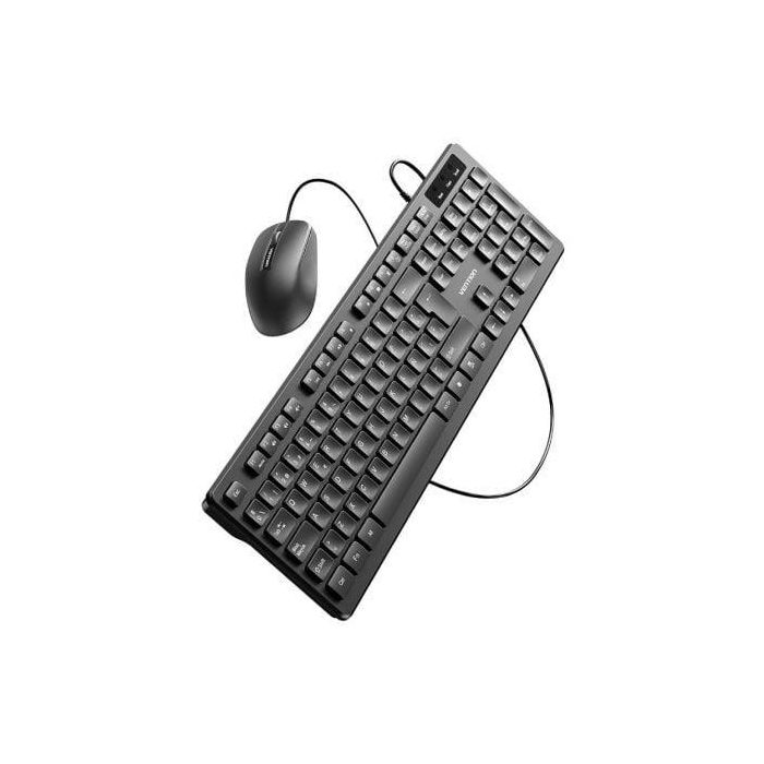 Vention KTCB0-ES Teclado y Ratón Combo 104 Teclas Ergonómico, Mouse 1200 DPI, Cable USB-A, Plug & Play Multiplataforma 0 Vention KTCB0-ES Teclado y Ratón Combo 104 Teclas Ergonómico, Mouse 1200 DPI, Cable USB-A, Plug & Play Multiplataforma 0