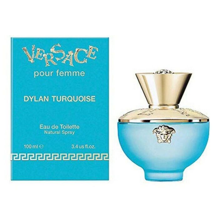 Versace Dylan Turquoise Feme Eau de Toilette para Mujer 50ml 2 Versace Dylan Turquoise Feme Eau de Toilette para Mujer 50ml 2