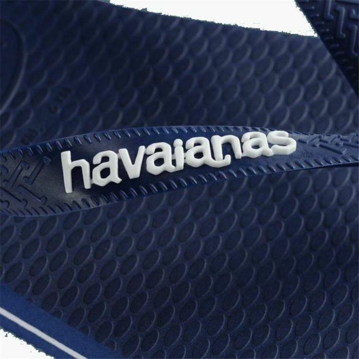 Chanclas para Hombre Havaianas Logo Azul 1