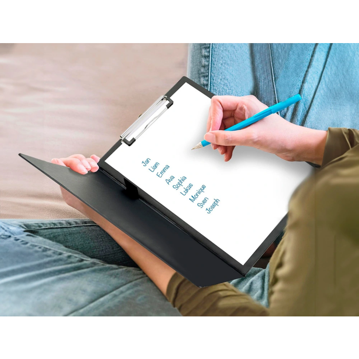 Q-connect Carpeta Miniclip Superior DIN A4 Plástico 50% Reciclado Rojo Grosor 2,1 mm 9